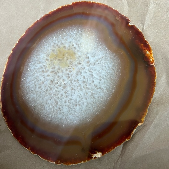 Polished agate geode - Picture 2 of 3